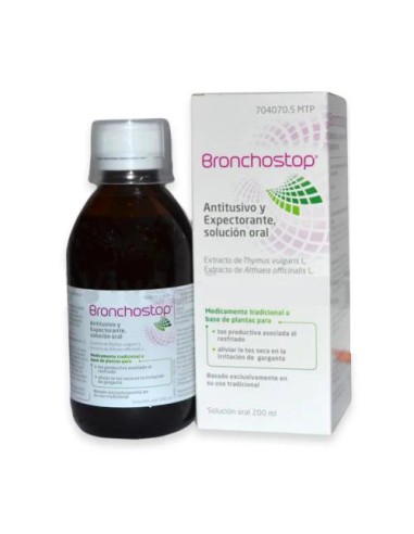 Bronchostop Antitusivo y Expectorante Solución Oral 200 ml