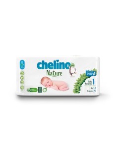 Chelino Nature Pañal Talla 1 (1-3 Kg), 28 unidades 2