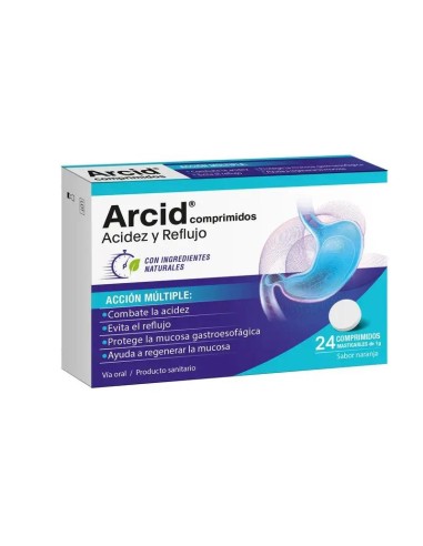 Arcid Acidez Y Reflujo, 24 comprimidos