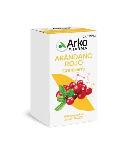 Arkocápsulas Arándano Rojo (Cranberry) 45 Cápsulas Arkopharma