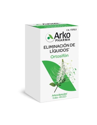 Arkocápsulas Ortosifón 45 Cápsulas Arkopharma