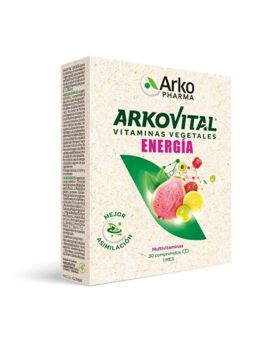 Arkovital Energia 30 Comprimidos - Arkopharma
