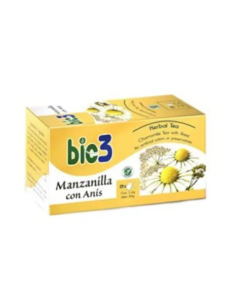 Bio3 Manzanilla con Anis 1.4 G 25 Filtros