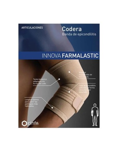 Farmalastic Codera Con Banda De Epicondilitis, Talla M