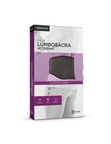 Farmalastic Faja Lumbosacra Reforzada, Talla 2