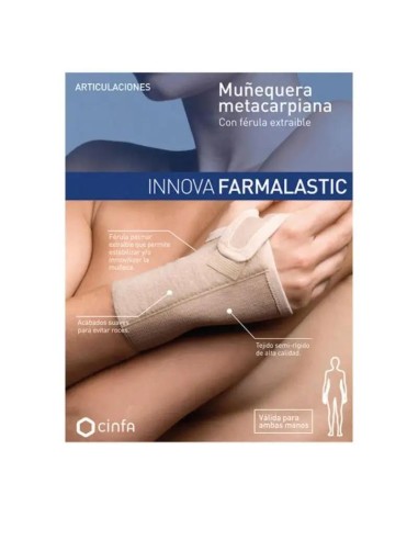 Farmalastic Muñequera Ferula, Talla Grande