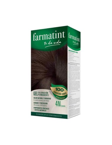Farmatint 4N Castaño Gel Coloración Permanente