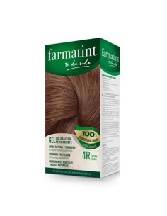 Farmatint 4R Castaño Cobrizo Gel Coloración Permanente