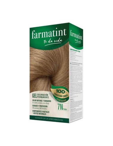 Farmatint 7N Rubio Gel Coloración Permanente