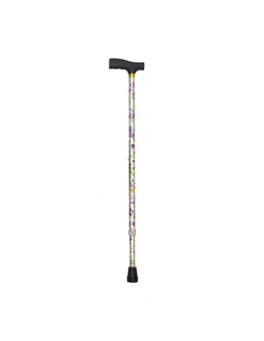 García 1880 Muletilla Extensible Silver Flores Puño Plastico