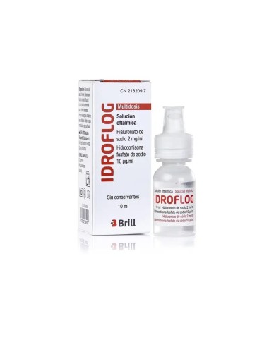 Idroflog Solución Oftálmica Multidosis, 10 ml