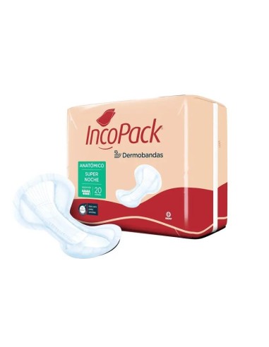 Incopack Anatómico Supernoche, 80 unidades
