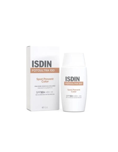 Isdin Fotoprotector Fotoultra 100 Spot Prevent Color Spf50+, 50Ml