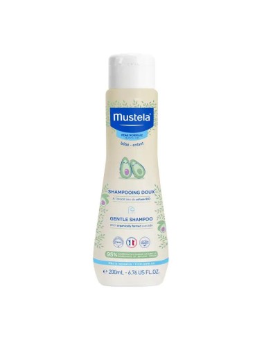 Mustela Champú Suave con Aguacate Bio, 200 ml