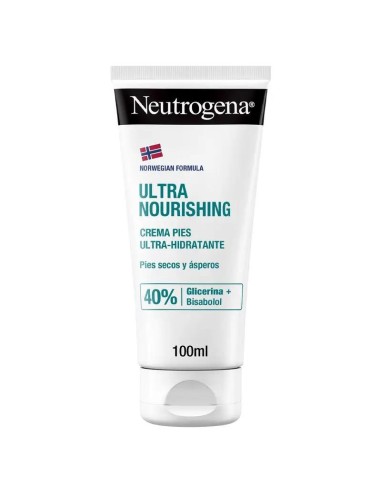 Neutrogena  Crema Pies Ultra Hidratante Pies Secos y Ásperos, 100 ml