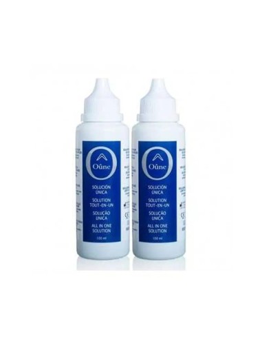 Oune Solución Única Líquido De Lentillas, 2x100 ml