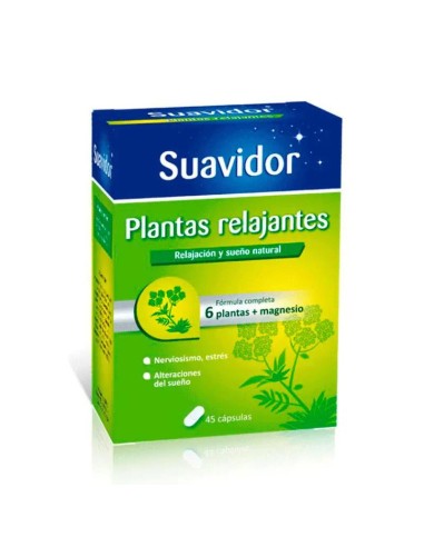 Suavidor Plantas Relajantes, 45 cápsulas
