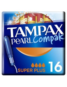TAMPAX Compak Pearl Super Plus Tampones con Aplicador 16 unidades 2
