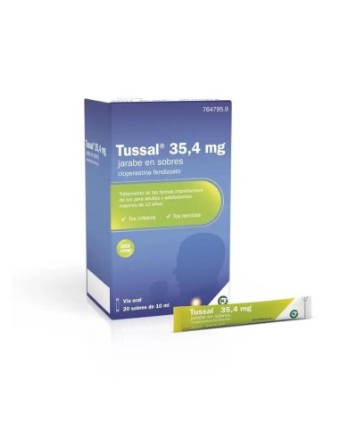 Tussal 35,4Mg Jarabe En Sobres, 20 sobres