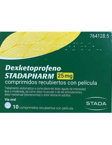 Dexketorpofeno Stada 25 Mg, 10 comprimidos