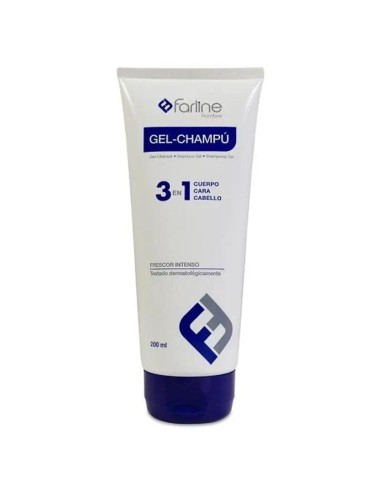Farline Hombre Gel-Champú, 200 ml
