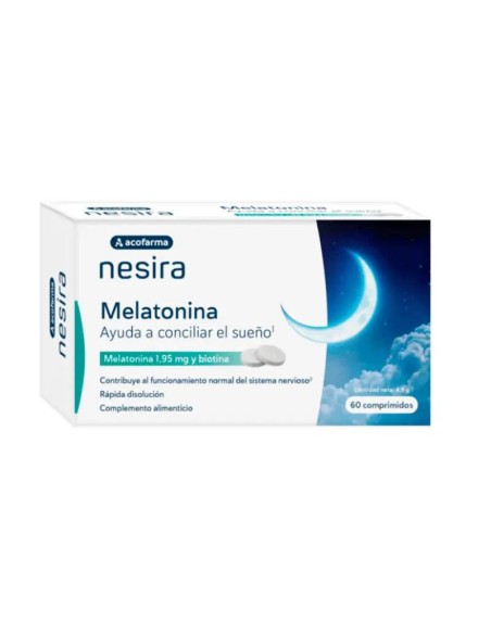Acofar Acofarvital Melatonina 1.95 mg, 60 comprimidos Acofar Acofarvital Melatonina 1.95 mg, 60 comprimidos