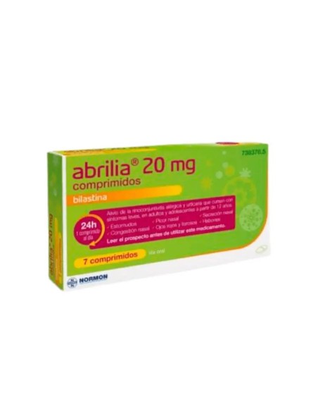 Abrilia Normon 20 mg, 7 Comprimidos