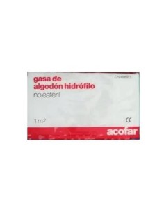 Acofar Gasa Algodon Hidrofilo No Esteril 1 M 2