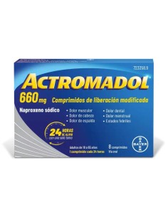 Actromadol 660 mg, 8 Comprimidos 2
