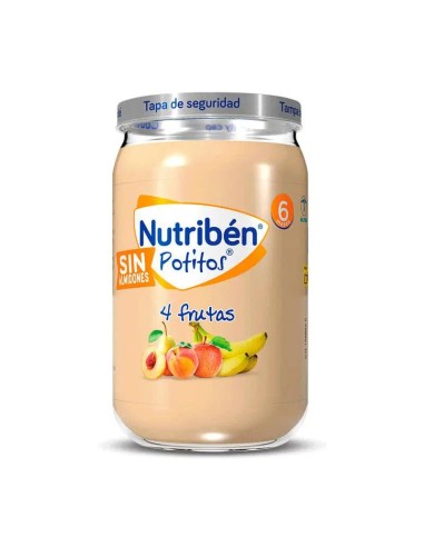 Nutribén Potito 4 Frutas, 235 gr