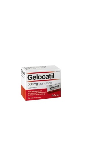 Gelocatil 500 mg Granulado 12 sobres