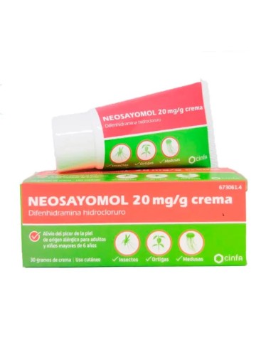 Neosayomol 20 mg/g Crema 30 gr