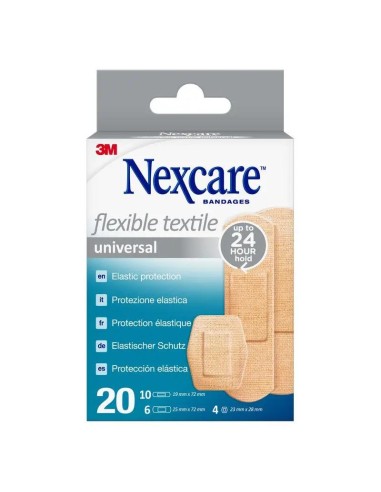 Nexcare Textile 20 Tiras Surtidas