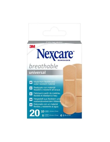 Nexcare Universal 20 Tiras Surtidas